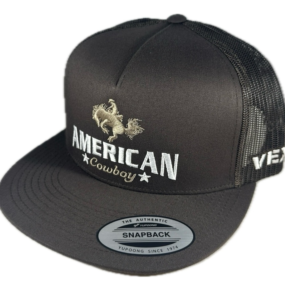American Cowboy - Bronc - Wet Brown/Coffee Mesh
